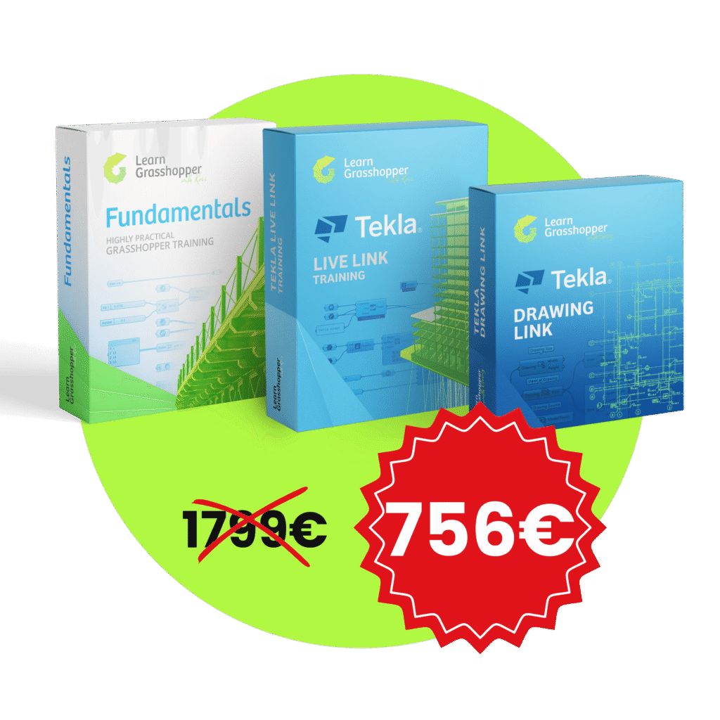 Grashopper in Tekla bundle price 756 eur